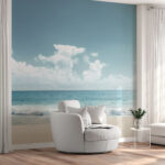 Wall murals Blue sky with clouds