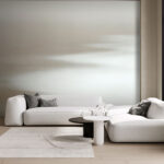Wall murals Serene waves in abstract design