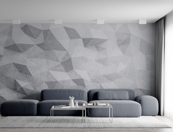 White and grey background Wall murals White and grey background