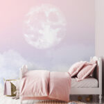 Wall murals Moon in the sky