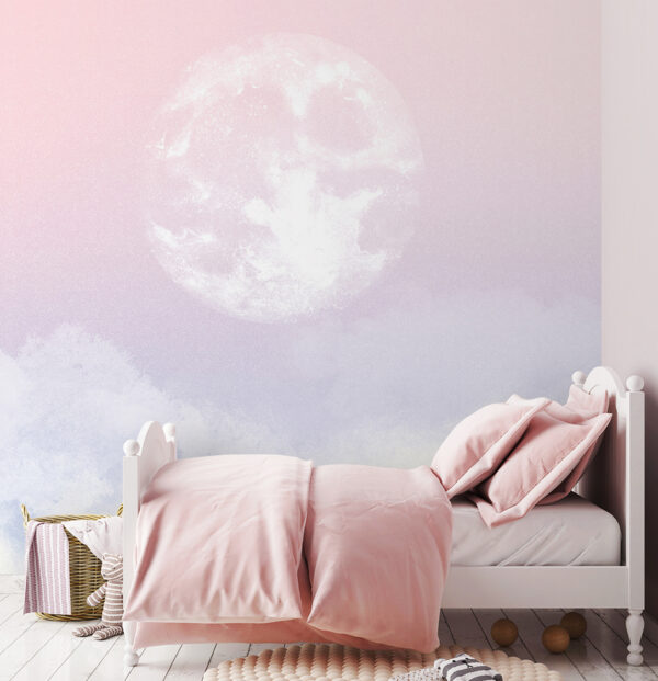 Moon in the sky Wall murals Moon in the sky