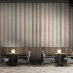 Wall murals Pastel vertical stripes pattern design
