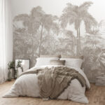Wall murals Group of palm trees