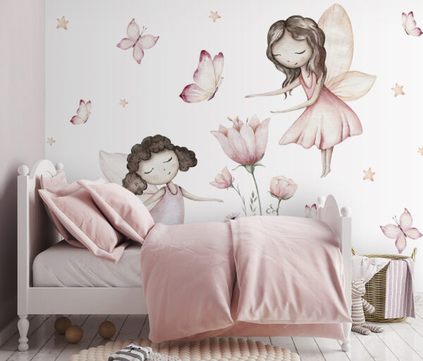 Fairies dance among the blossoms Wall murals Fairies dance among the blossoms