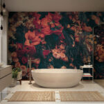Wall murals Vibrant autumn blooms in full display.