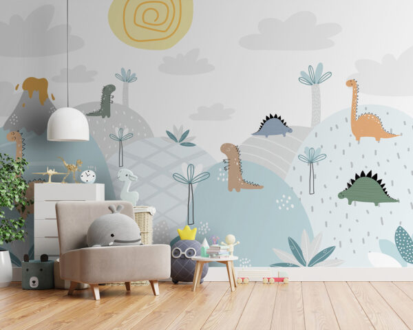 Drawing of a flower Wall murals Drawing of a flower