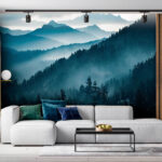 Wall murals Tree with snow on it