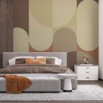 Wall murals Geometric abstract with earth tones.