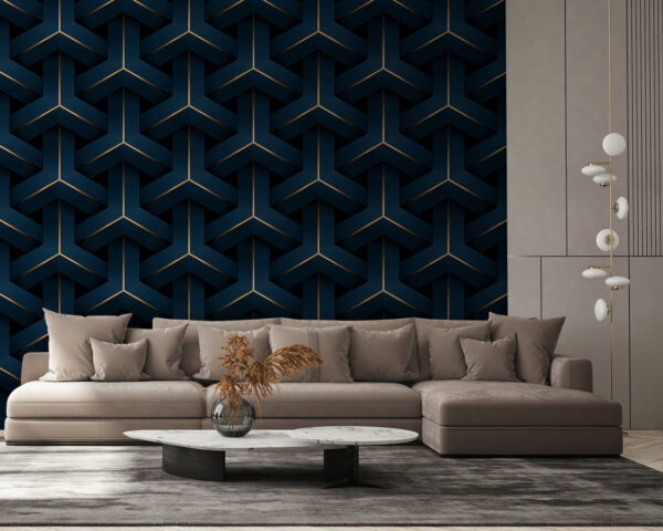 Wall murals Stylish geometric pattern design Wall murals Stylish geometric pattern design
