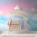 Wall murals White cloud in the sky