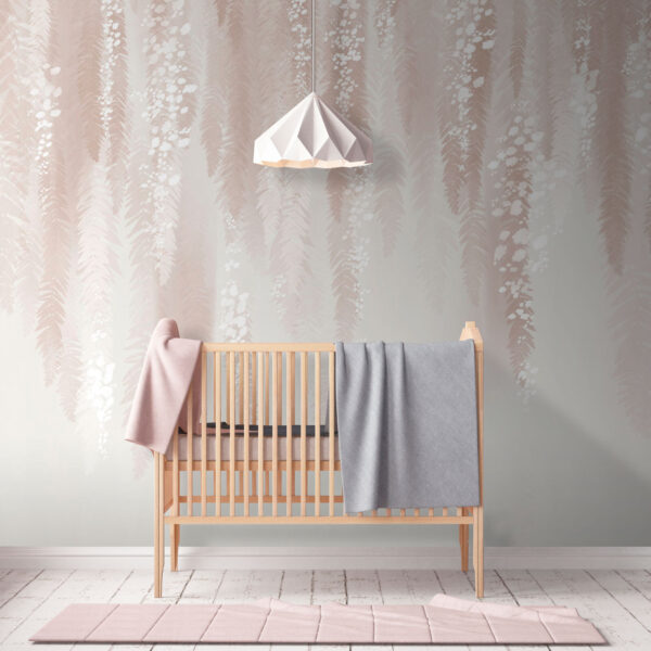 Hanging fern pattern on display Wall murals Hanging fern pattern on display