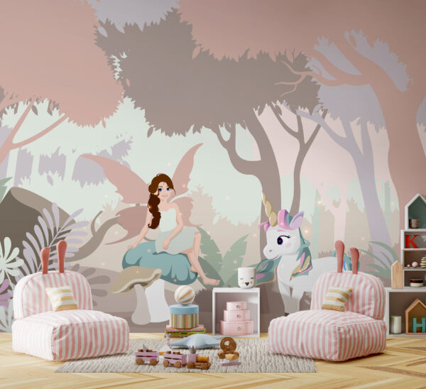 Cartoon of a unicorn Wall murals Cartoon of a unicorn