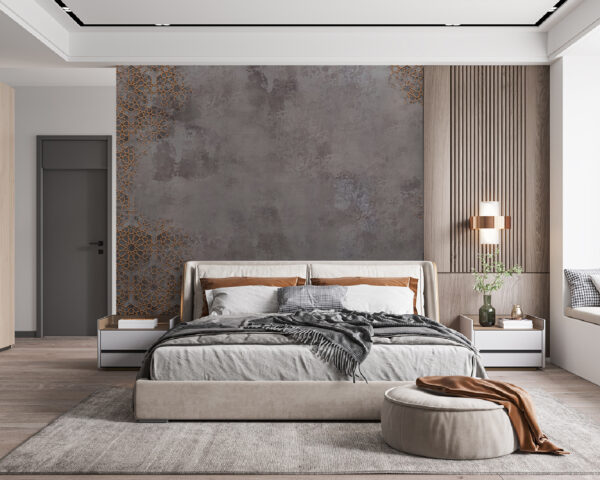 Wall murals Intricate geometric pattern on texture (SKU: u94955) Wall murals Wall murals Intricate geometric pattern on texture (SKU: u94955)