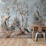 Wall murals Bird flying in the sky