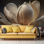 Wall murals Delicate magnolia in soft light.
