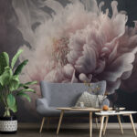 Wall murals Delicate petals in gentle bloom.