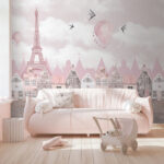 Wall murals Bird flying in the sky