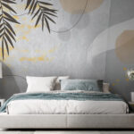 Wall murals Abstract patterns with natural elements.