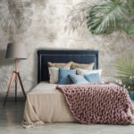 Wall murals Leaves and textures in harmony.