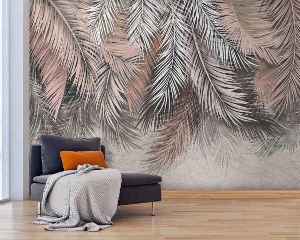 Wall murals Group of palm leaves Wall murals Group of palm leaves