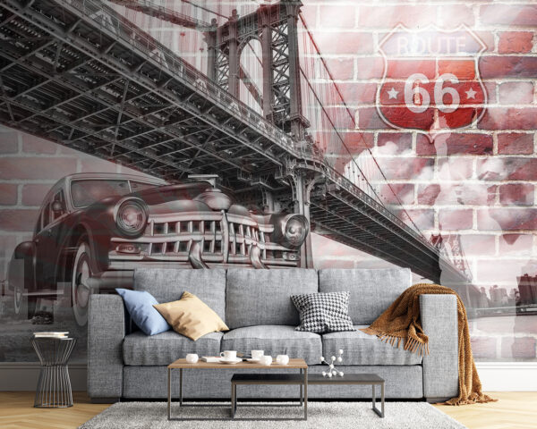 Wall murals Bridge over a river Wall murals Bridge over a river