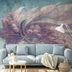 Wall murals Dreamlike tree sways in breeze