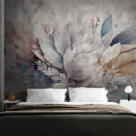 Wall murals Whimsical leaves and abstract design