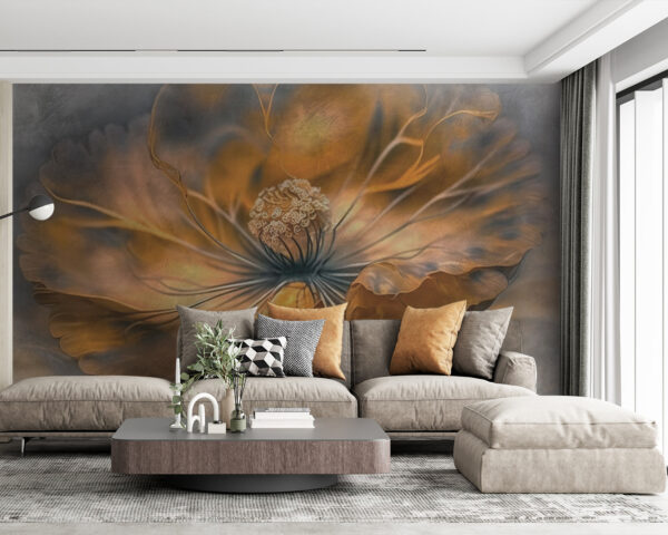 Blurry image of a person's face Wall murals Blurry image of a person's face