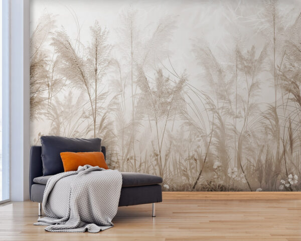 Wall mural Tall grasses sway in morning light (SKU: u93903)