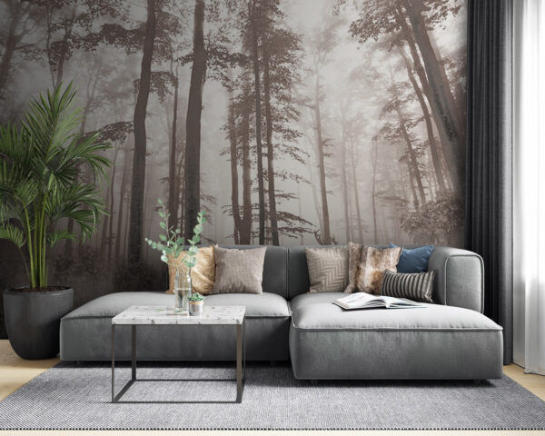 Wall murals Group of deer in a forest Wall murals Group of deer in a forest