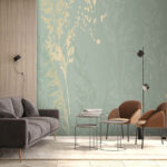 Wall murals Soft hues of nature's touch.