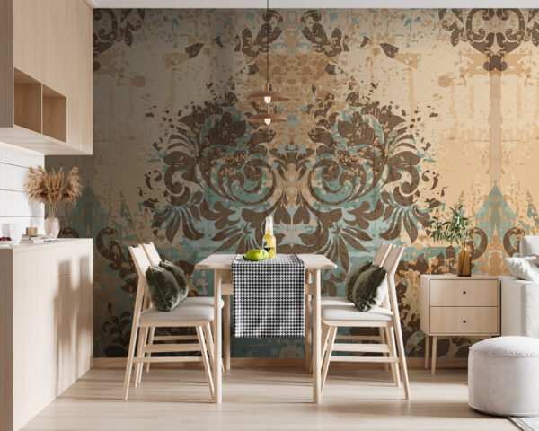 Wall murals Elegant swirls in muted tones Wall murals Elegant swirls in muted tones