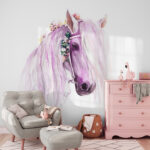 Wall murals Watercolor of a horse