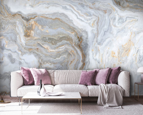 Wall murals Abstract swirling patterns in soft tones Wall murals Abstract swirling patterns in soft tones