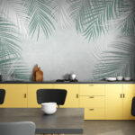 Wall murals Group of palm leaves