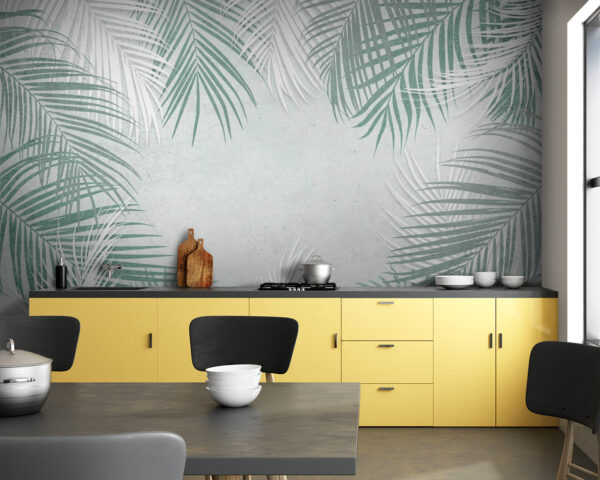 Wall murals Group of palm leaves Wall murals Group of palm leaves