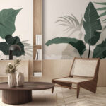 Wall murals Lush greens in tranquil harmony