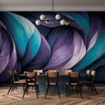 Wall murals Vibrant hues in nature's embrace