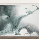 Wall murals Abstract swirls in soothing hues