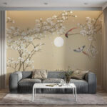 Wall murals Bird flying in the air