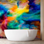 Wall murals Vibrant swirling colors create magic.