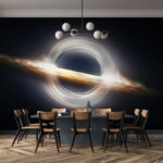 Wall murals Swirling cosmic phenomenon in space.
