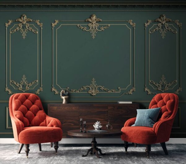 Wall murals Elegant wall decor in rich tones Wall murals Elegant wall decor in rich tones