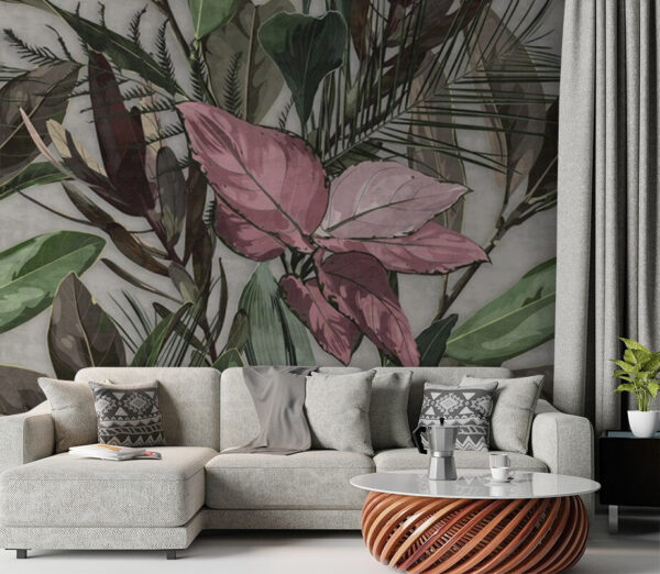 Wall murals Vibrant botanical composition in nature Wall murals Vibrant botanical composition in nature
