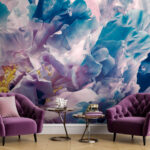 Wall murals Delicate petals in soft hues.
