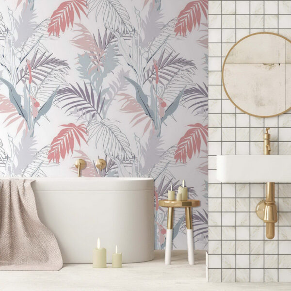 Wall murals Pattern of leaves and plants Wall murals Pattern of leaves and plants