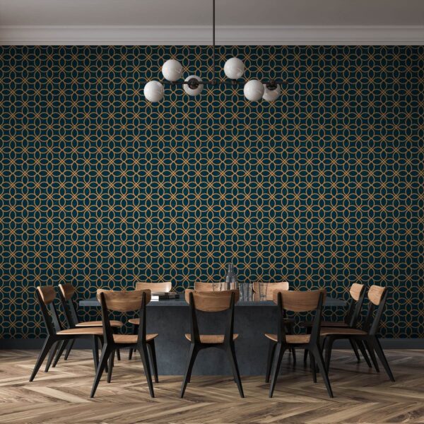 Wall murals Pattern of circles and lines Wall murals Pattern of circles and lines