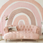 Wall murals Pastel arch in watercolor style.