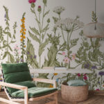 Wall murals Wildflowers in vibrant spring bloom.