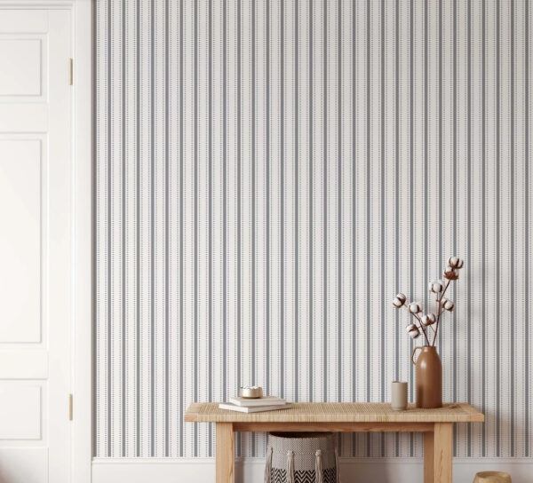 Striped pattern with dotted lines Wall murals Striped pattern with dotted lines